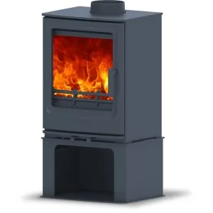 Woodford Carrington 5 Multifuel Stove With Log store