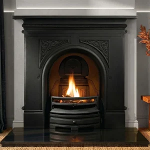Pembroke Black Cast Iron Fireplace