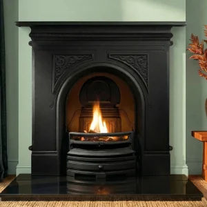 Pembroke Black Cast Iron Fireplace