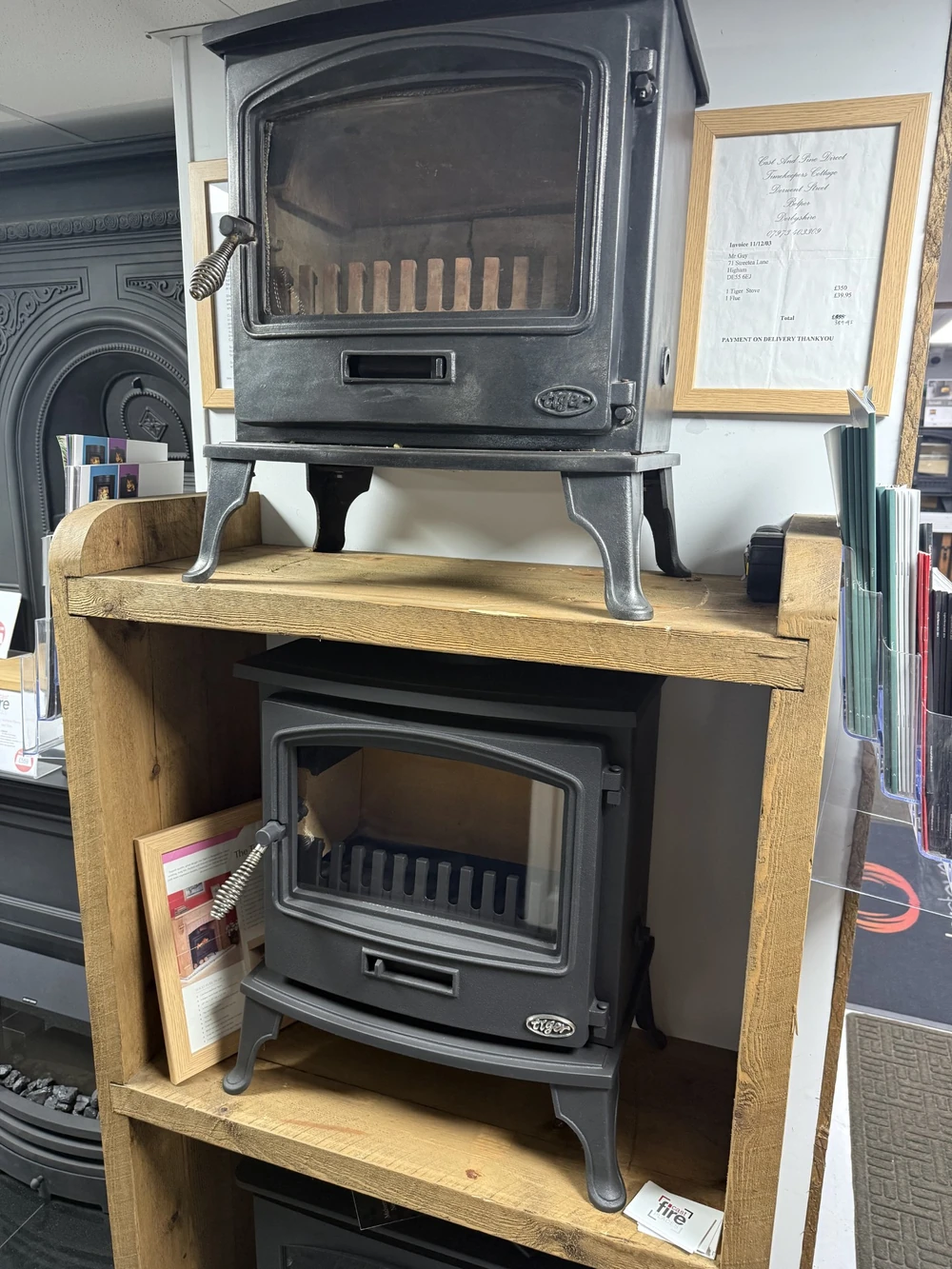 Our old and new Tiger Stove