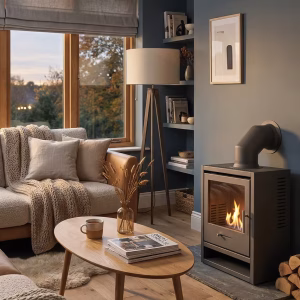 OKO S1 Bio Ethanol Charcoal Grey Stove