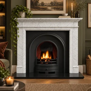 Crown and Baverstock Marble Fireplace