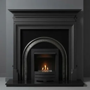 Flat Wall Heritage and Palmerston Black Fireplace