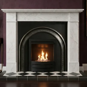 Flat Wall Heritage and Ariston Marble Fireplace