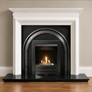 Flat Wall Heritage and Asquith Limestone Fireplace