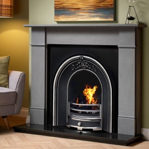 Landsdowne and Brompton Persian Limestone Fireplace
