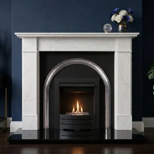 Flat Wall Provident and Ariston Marble Fireplace
