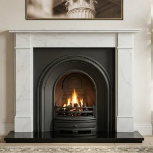 Crown and Ariston Marble Fireplace