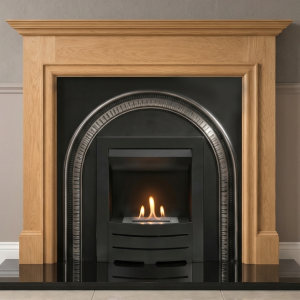 Flat Wall Heritage and Oak Howard Fireplace