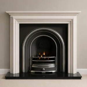 Jubilee and Modena Limestone Fireplace
