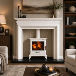 Plain Chamber and Asquith White Stove Package