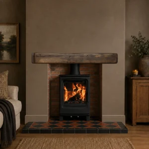 Heritage Quarry and Geocast Oak Beam Stove Package