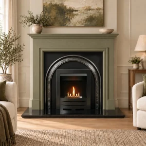 Flat Wall Heritage and Pine Howard Fireplace